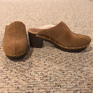 EUC Ugg fur-lined clogs